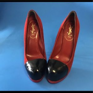 Red YSL Heels